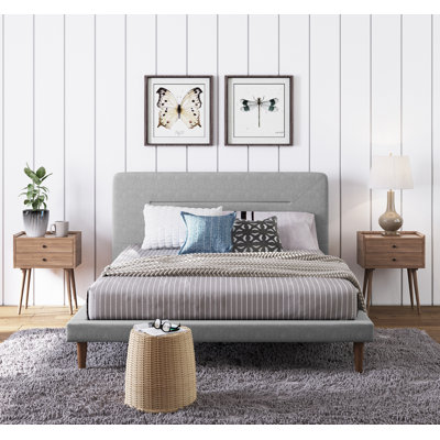 Serta Sierra Collection Upholstered Platform Bed