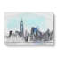 Freedom Tower & New York City In Abstract - Wrapped Canvas Print-55314798