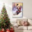 «Here Comes Santa», reproduction d'art sur toile-597739904-597739911