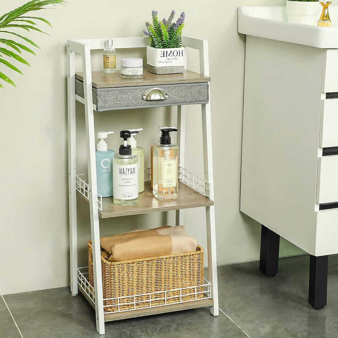 17 Stories Maizey Floor Mounted Bathroom Shelves | Wayfair