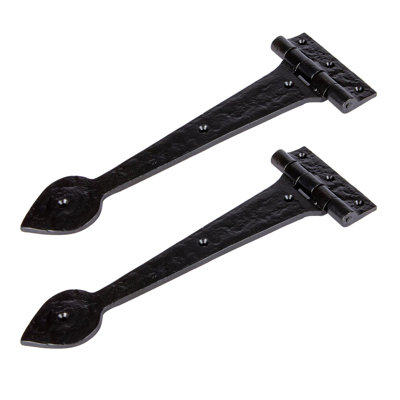 Hammer & Tongs - Traditional T-Hinge - W290mm - Black