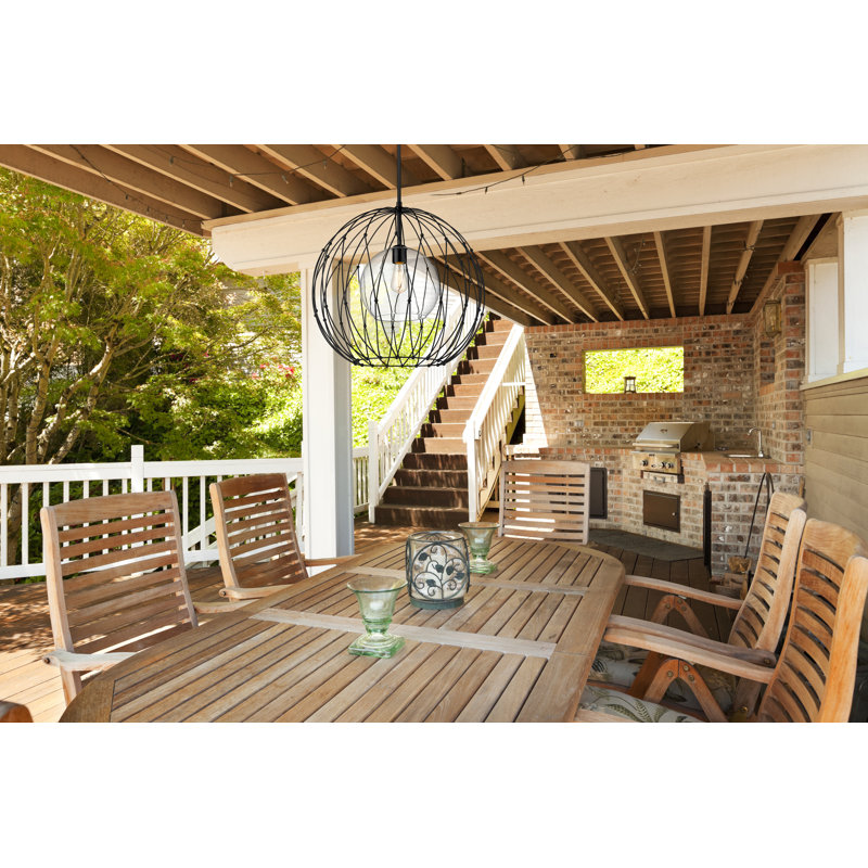 Aafrin 1 - Light Kitchen Island Pendant, 104.75" H x 24" W x 24" D