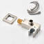 Système de pomme de douche à pluie 12 po à fixation murale en nickel brossé - Récréation pluviale naturelle, Fente de sortie autonettoyante, Doublage de tuyau American Standard, Ouverture, Accordance