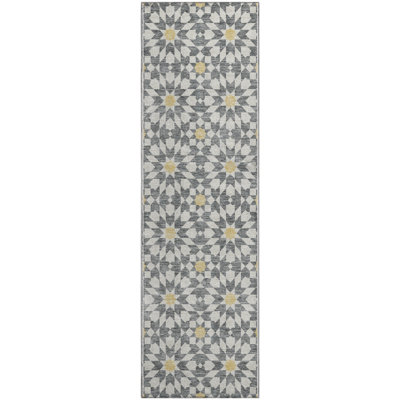 Premium Machine Washable Tweedy Gray Rug