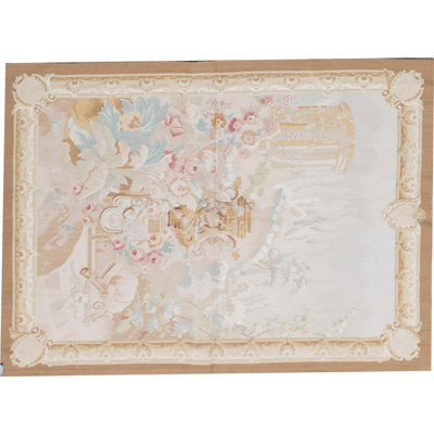 Wool Floral Area Rug