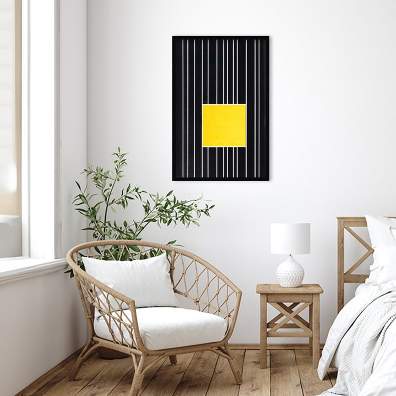 Yellow Box Self Storage by Alex Dunn, Black, 33" H x 22" W