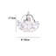 Easy Fit Shades 20cm H Plastic Novelty Pendant Shade ( Screw On ) in White