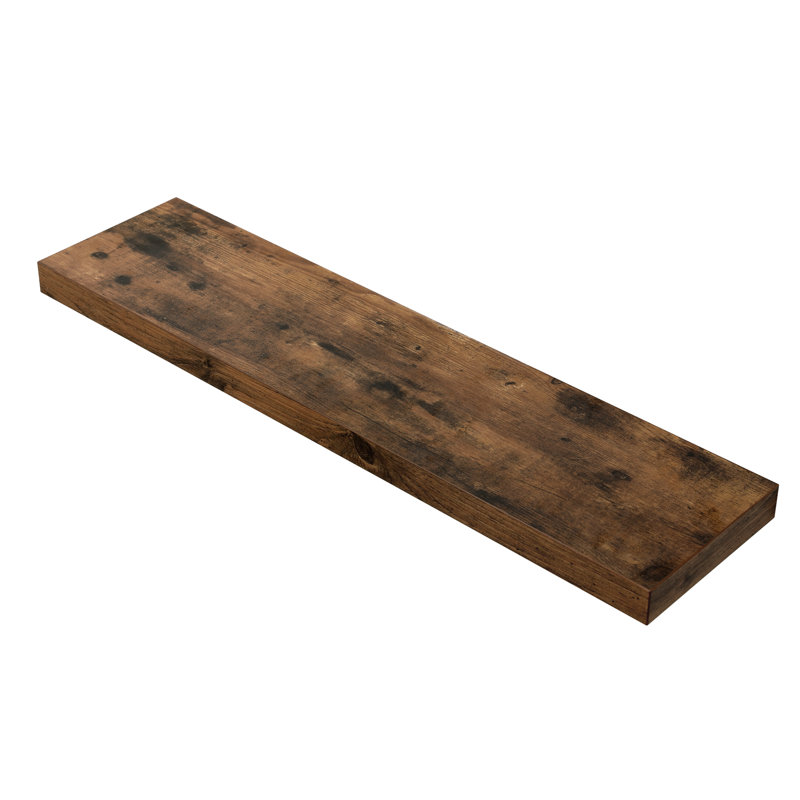 Josephine Floating Shelf, Rustic Brown