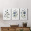 Linen Botanical I - 3 pièces sur toile tendue-1459894678