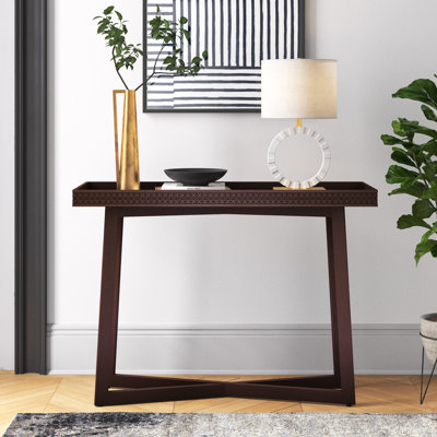 Cassilyn 110cm Solid Wood Console Table