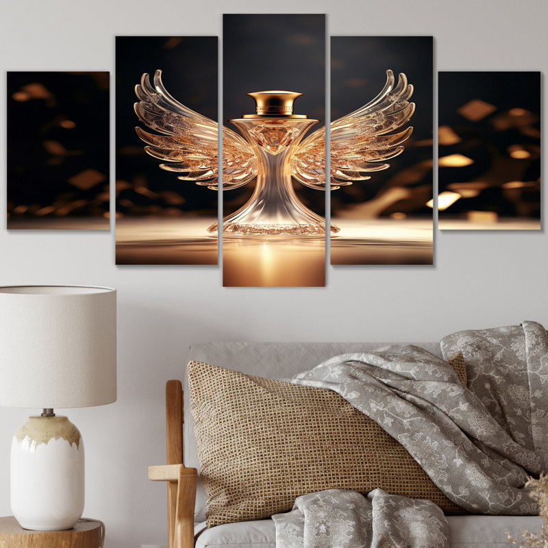 Kostka - Parfums, reproduction d'art sur toile - 5 panneaux