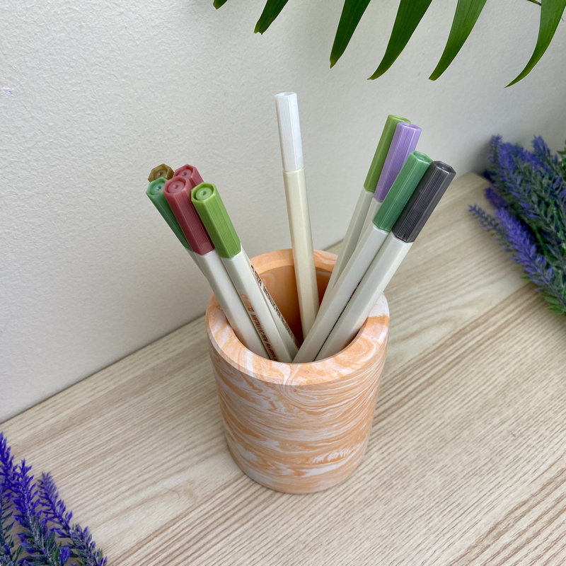Pen Pot/ Storage Pot, Orange