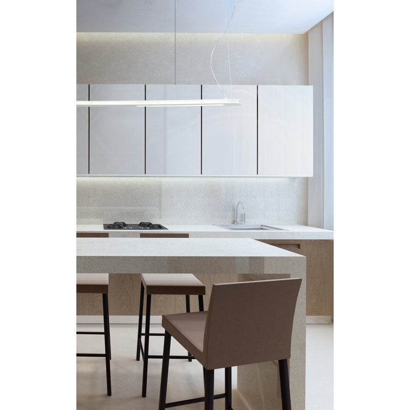 Tratto 3 - Light LED Square/Rectangle Pendant, White