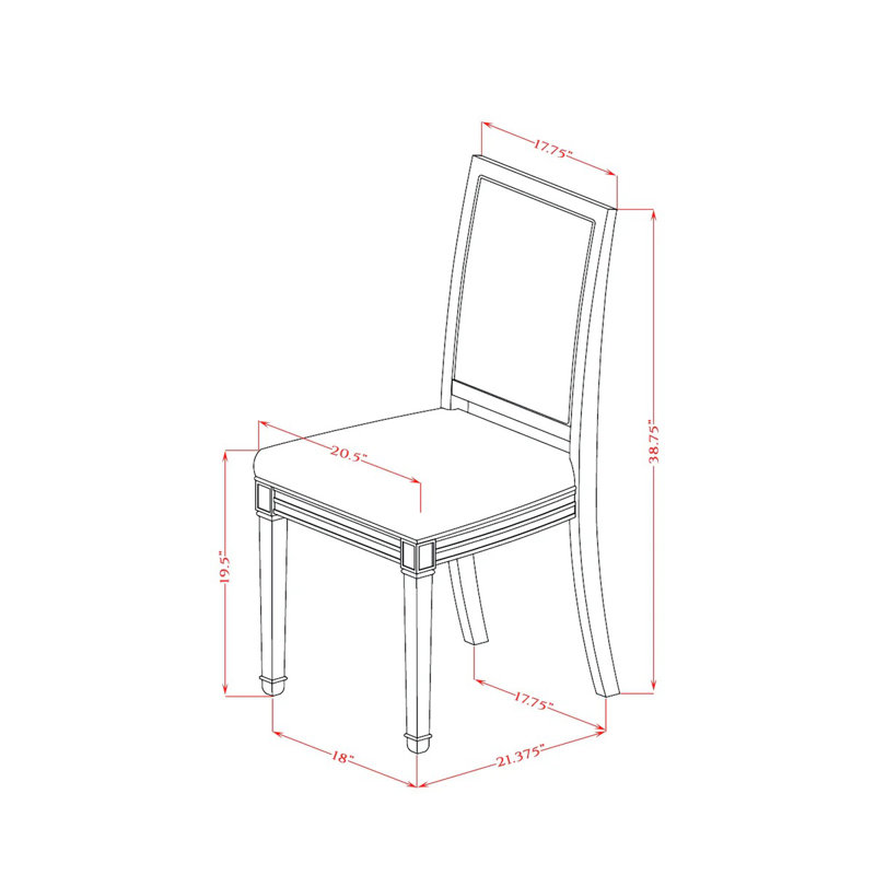 L'ensemble de table de salle à manger 9 pièces se compose d'une table de salle à manger et de 8 chaises de cuisine en cuir de polyuréthane beige avec dossier haut - finition sablée