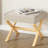 Genavecia 18.5'' Tall Wood Vanity Stool