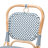 Mariyam Massapequa King Louis Back Rattan Side Chair Dining Chair
