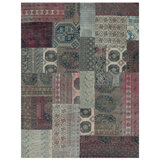Afghan Wool Patchwork Area Rug