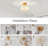 1-Light Semi Flush Mount Chandelier with Crystal Shade-350929823