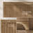 47 Inches Mid Century Modern Buffet Cabinet With Storage, Accent Sideboard And Credenza With Fluted Doors, Wood Coffee Bar Console For Kitchen, Living Room, Oak-1203322489