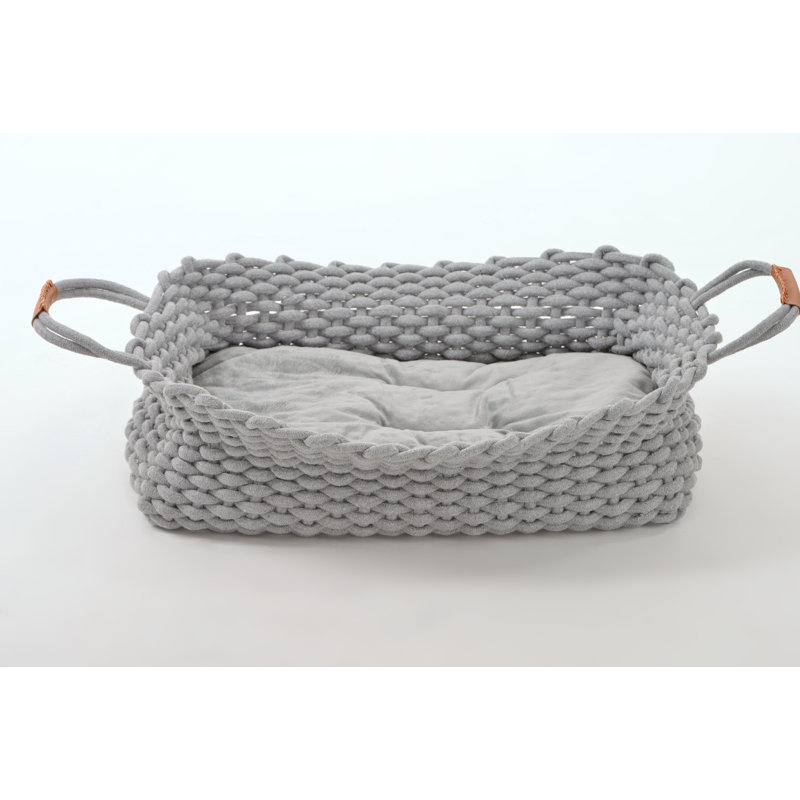 Laci Bolster Pet Bed, 60 W x 45 D cm