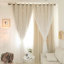 Semi Sheer Curtain Pair-1334382993