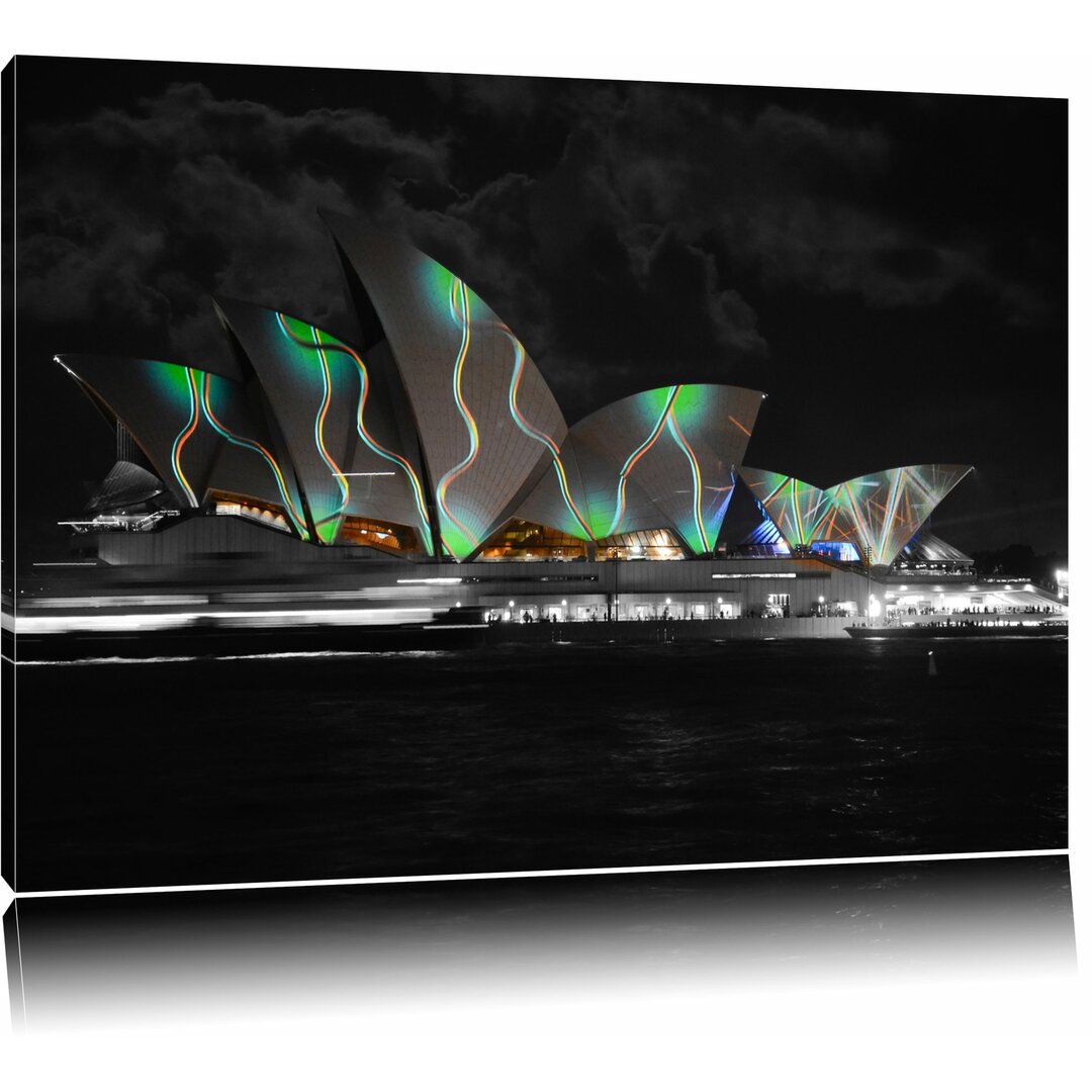 Leinwandbild ,,Beeindruckende Sydney Opera House" von Marquicio Pagola (picardo 2009), Grafikdruck