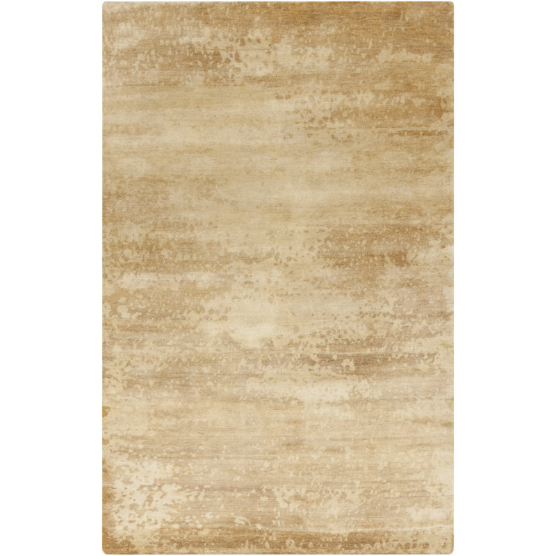 Chane Hand Knotted Charcoal/Gray Area Rug, Rectangle 2' x 3'