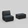 Middle Seat And A Ottoman Of The Modular Sofa