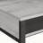 Stacey Gray Finish Computer Desk With Hutch & Black Metal Leg, 47.23" H X 47.04" W X 23.57" D