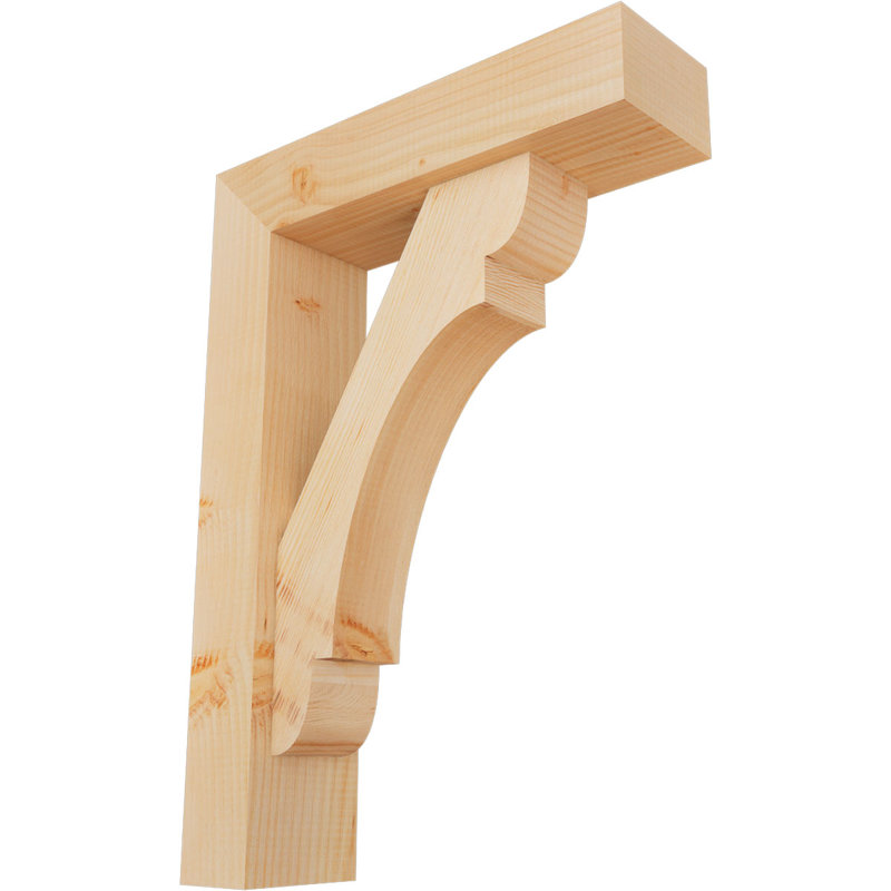 Support de bloc olympique avec entretoise décalée, 28 x 20, Sapin Douglas de l 5 1/2 po (lisse)