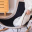 Chaise berçante décontractée de luxe
