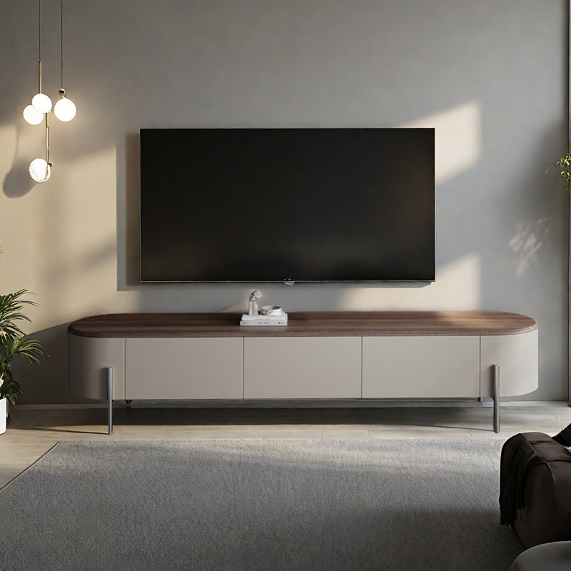 Luxury Solid Wood TV Stand, 15.74"H x 78.74"L x 15.74"W
