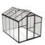 Outdoor Aluminum Greenhouse - To Harsh Conditions And Ventilated Polycarbonate For Gardens Quick Setup Guarded