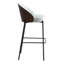 Anley Upholstered Bar Stool with Steel Frame