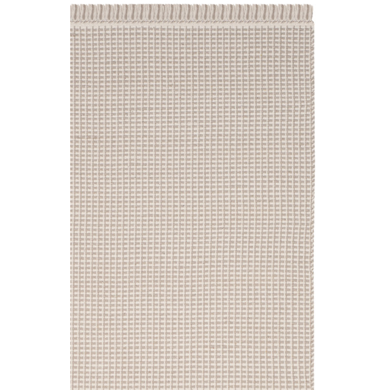 Tapis en coton tissé à la main Bester, Tapis de couloir 2 pi 3 po x 6 pi