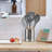 Stainless Steel Round Utensil Crock