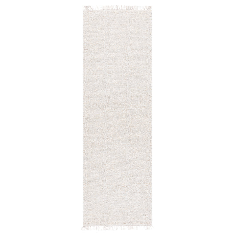 Manhattan Hand Woven Wool;Cotton Solid Color Rug, Runner 2'3" x 8'