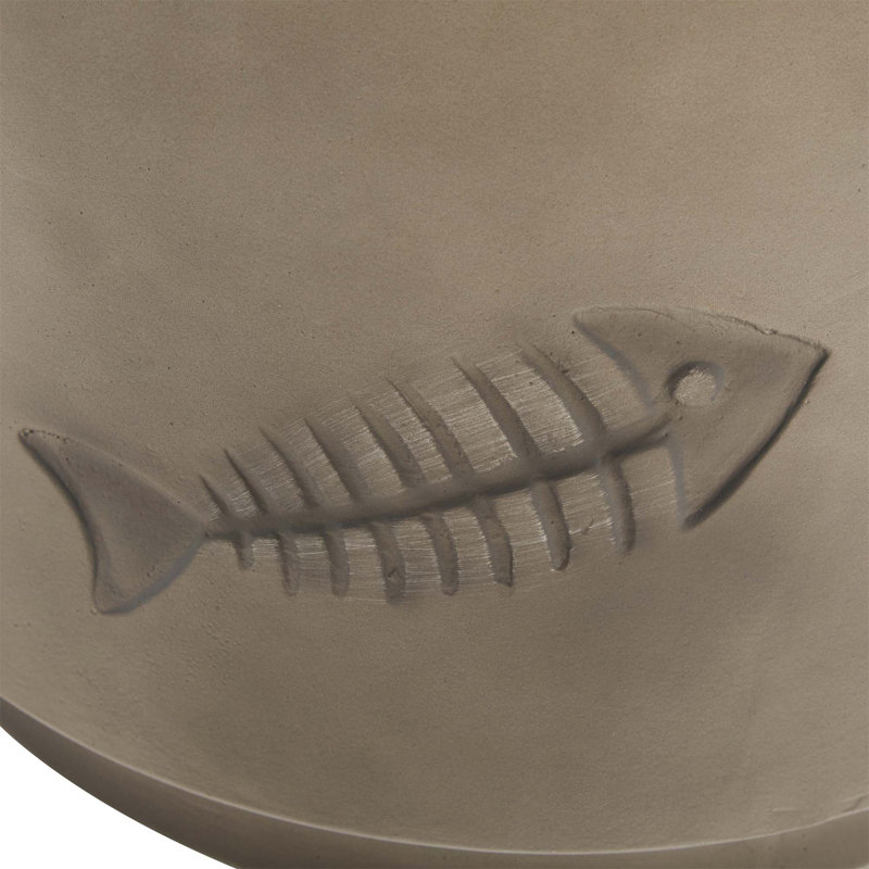 Ariele 16'' MGO Fish Pattern Side Table