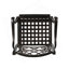 Set Of 2 Elegant Outdoor Barstool With Traditional Scroll Design