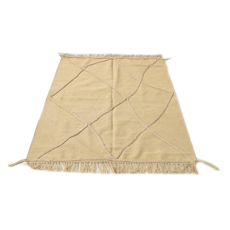 Tapis de couloir ivoire