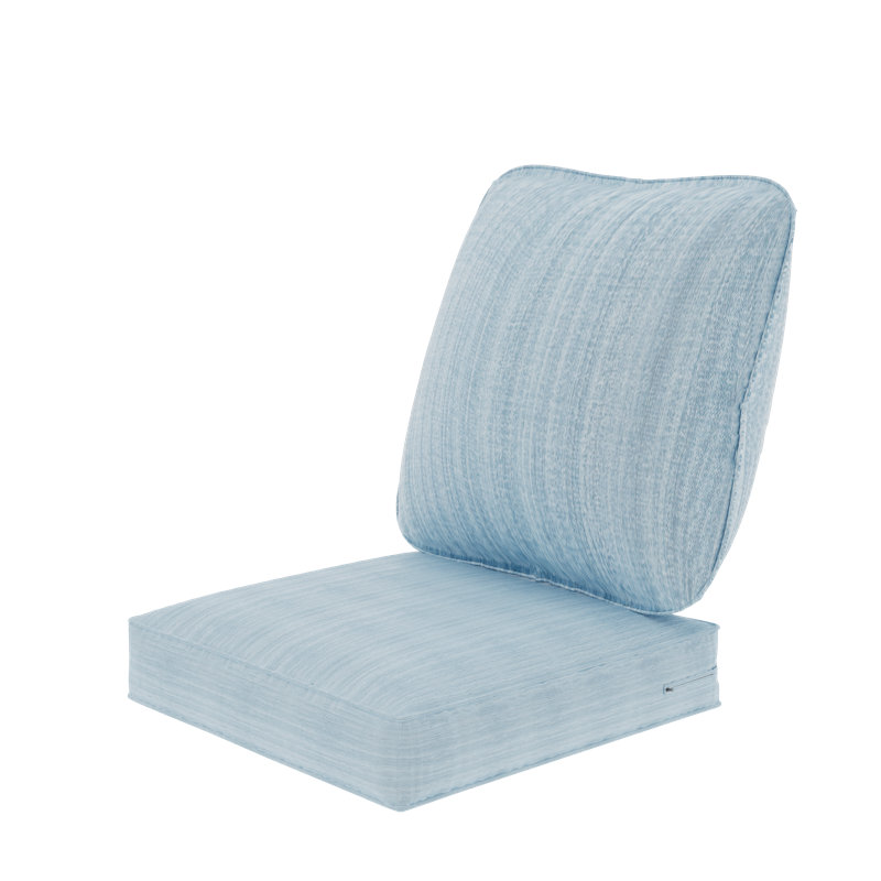 5'' Outdoor Deep Seating Cushion set, Blue