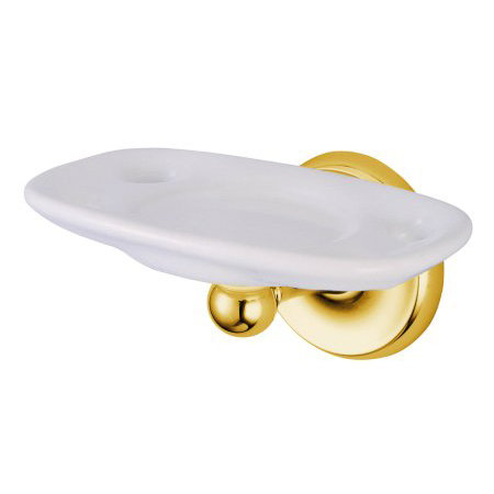 Petosky Toothbrush & Tumbler Holder, Polished Brass
