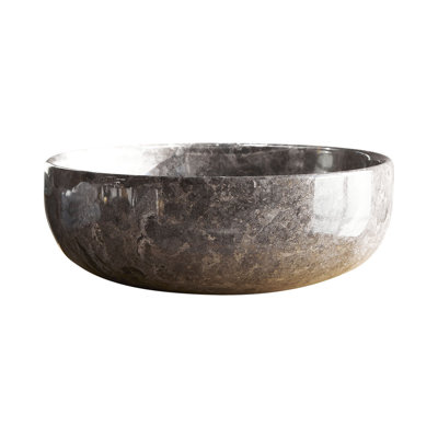 Pia Light Gray Marble Bathroom Sink