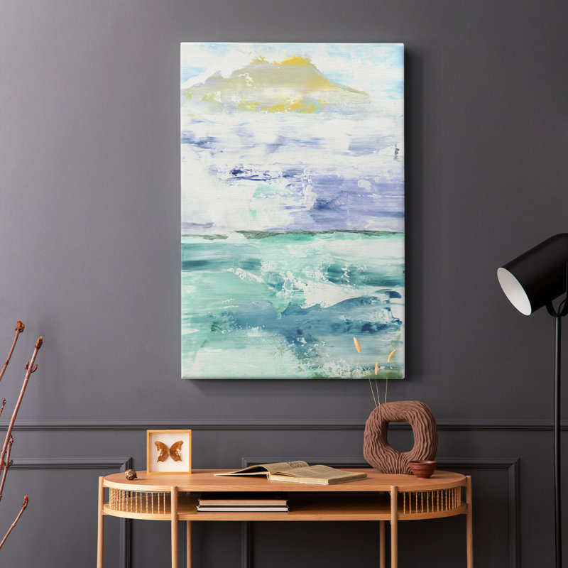 Paysage marin fantastique - Cavas enveloppés de galerie, H 36 po x l 24 po