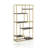Caithlin 70"H x 38"W Metal Open Etagere Bookcase-1532545898