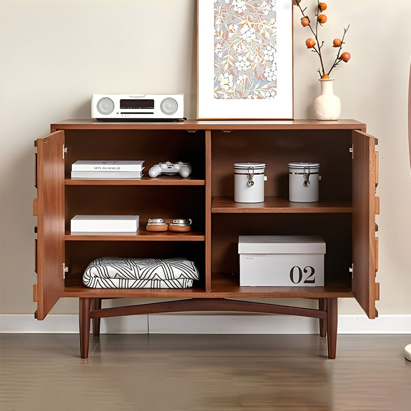 Mid ancient style storage sideboard cabinet