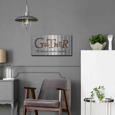 Gather with Graceful Hearts' by Lori Deiter, Metal Wall Art