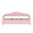 Upholstered Twin Size Daybed With Adjustable Height Pop Up Trundle Twin Bed And USB & Type-C Charging Port, Day Bed Frame With 2 Side Pockets, No Box-Spring Needed, Pink-147701580