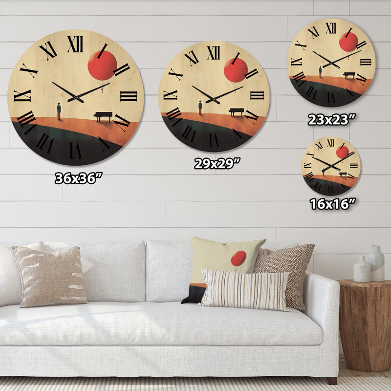 Horloge murale Minimalisme, Moyenne