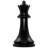 8" Tall Oversized Chess Set with Vinyl Roll-up Board